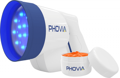 Phovia LED lamp and gel
